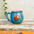 Calliope Heart Mug - Blue Explosion