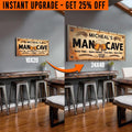 Upgrade Your 'Man Cave' (Style 3) Canvas To 24x48 Inches