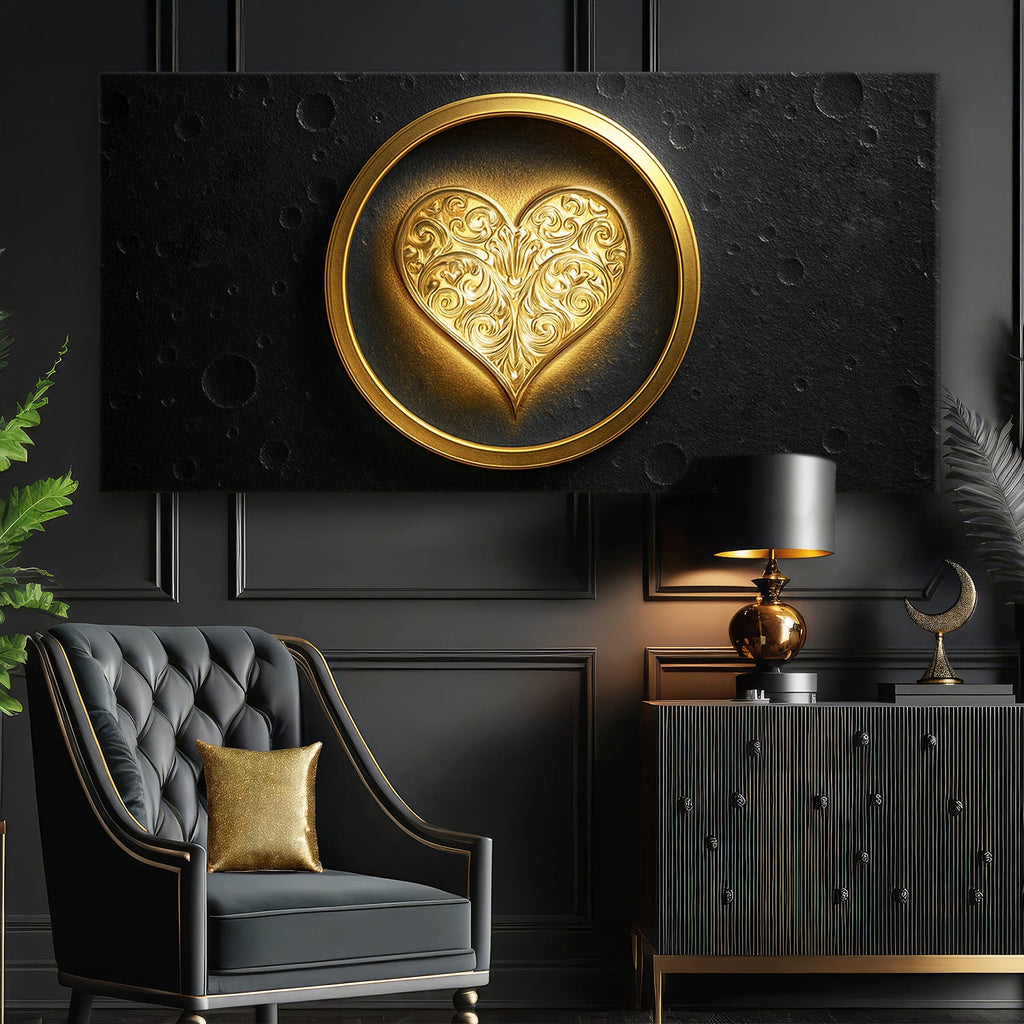Heart Eclipse Wall Art