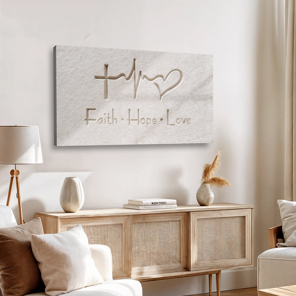 Faith, Hope, Love Faith Wall Art IV