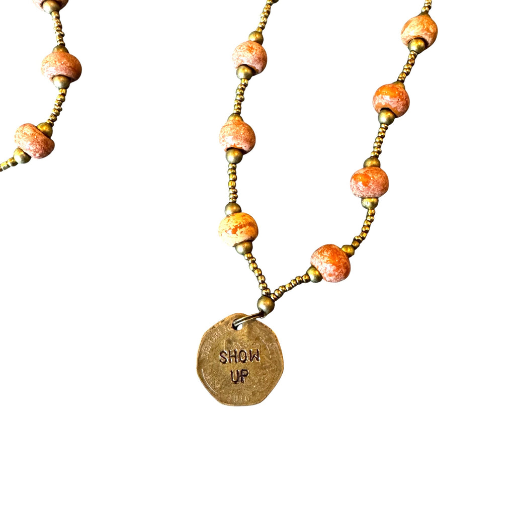 Show Up Coin Necklace