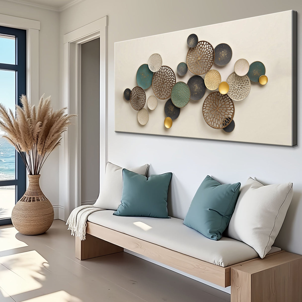 Lotus Leaf Abstract Wall Art II
