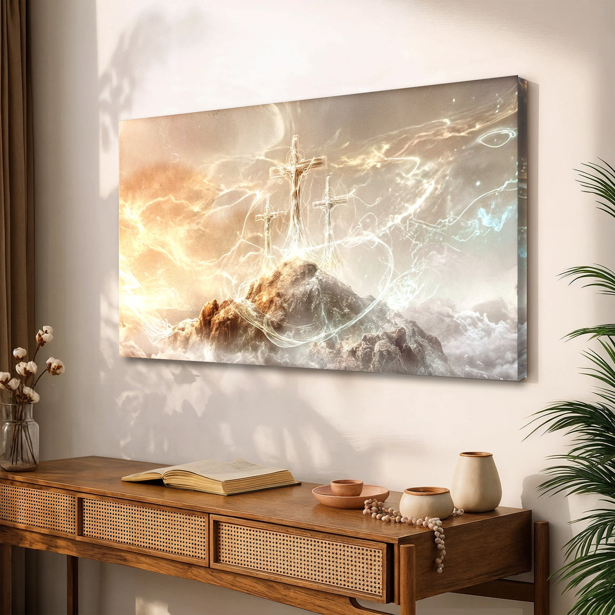 He Is Risen Faith Wall Art