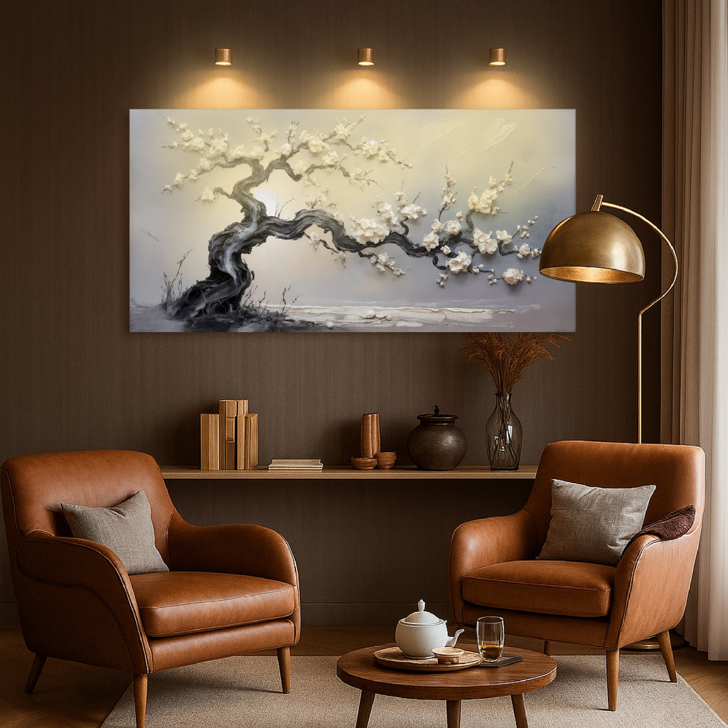 White Blossom Wall Art