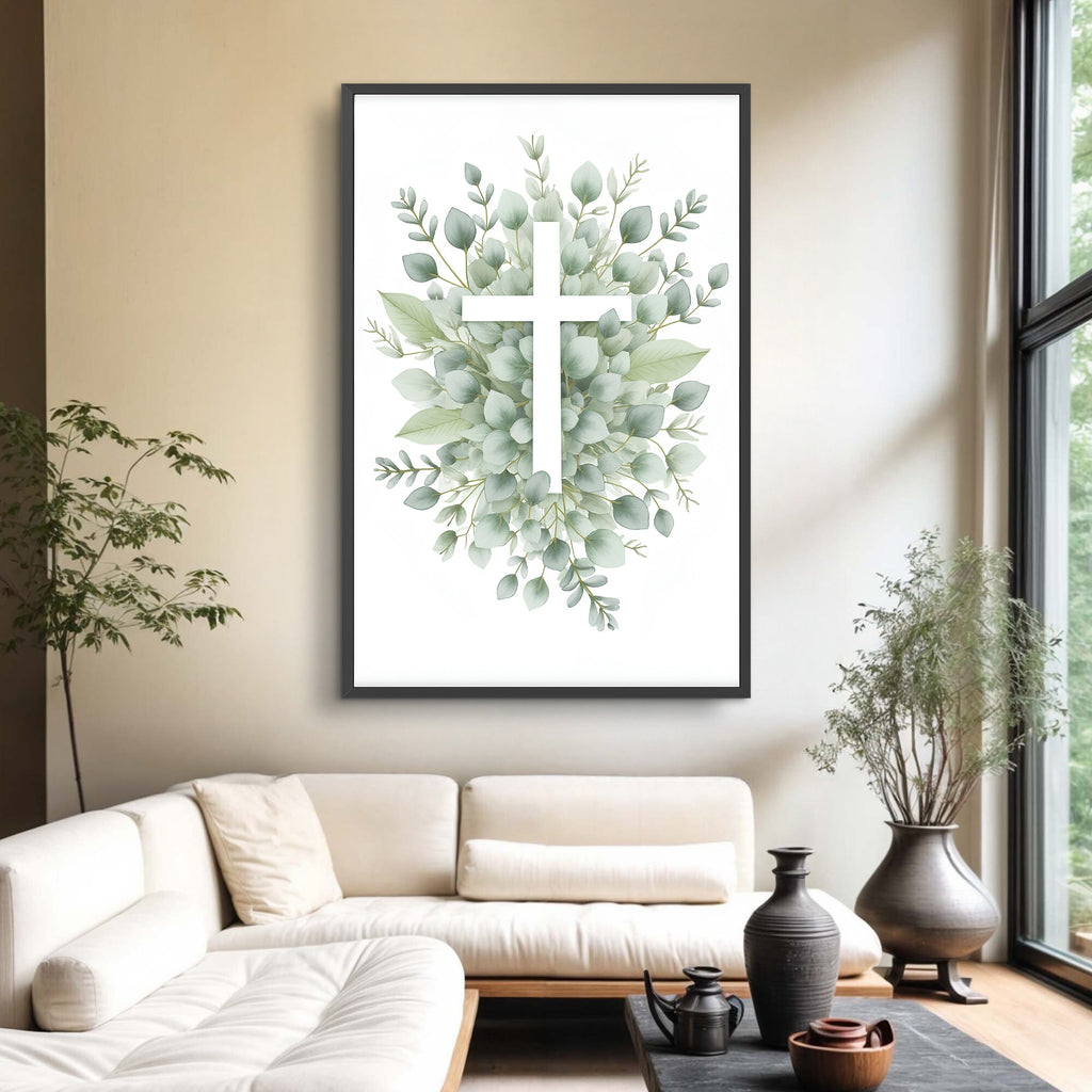 Minimalist Cross Faith Wall Art