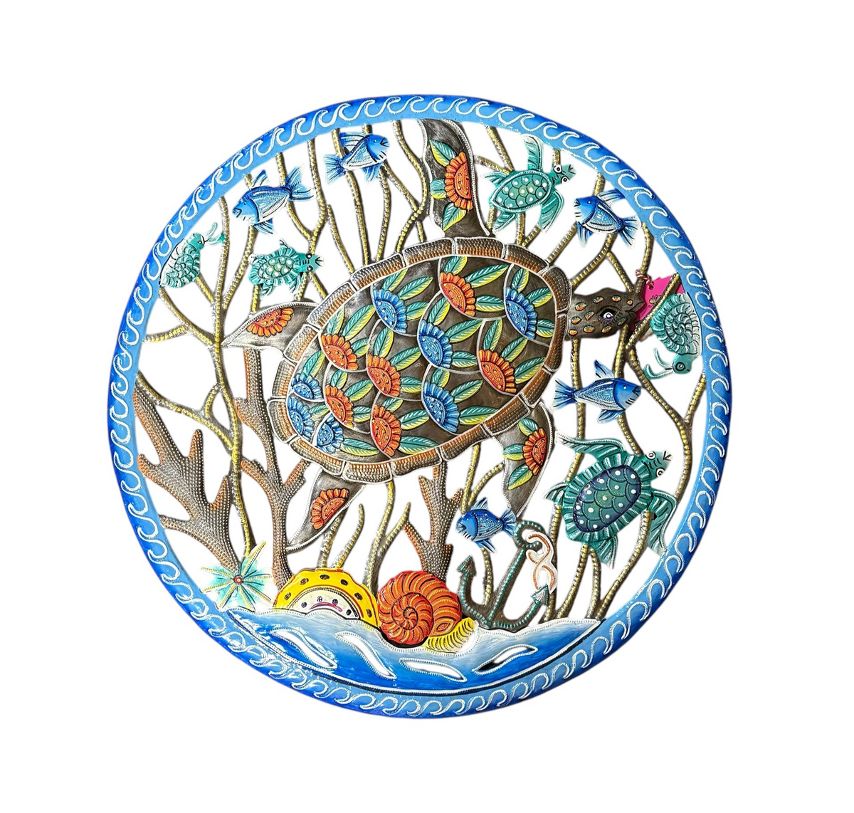 Ocean Bed Turtle Round