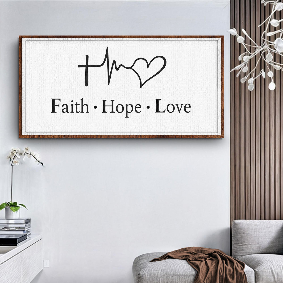 Faith, Hope, Love Faith Wall Art