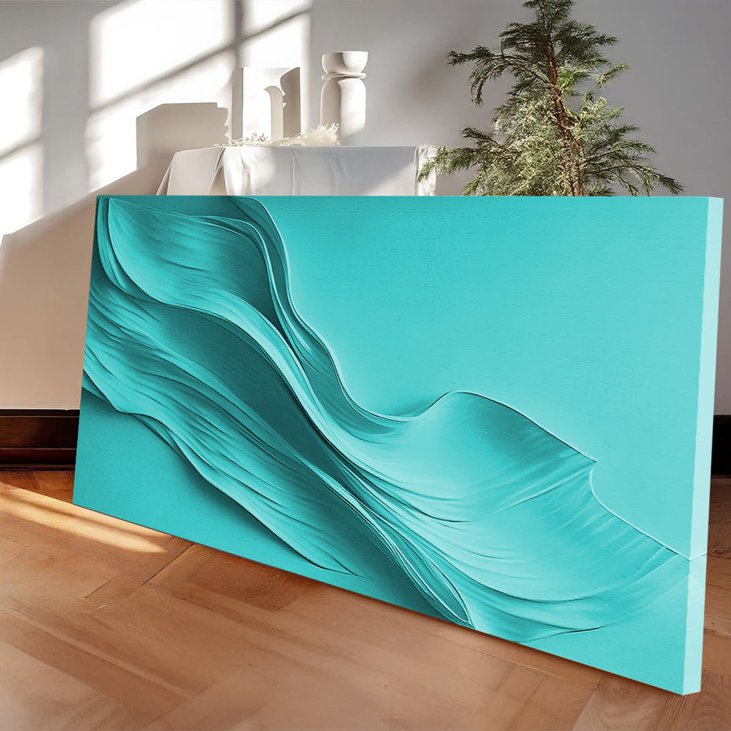 Turquoise Minimalist Wall Art