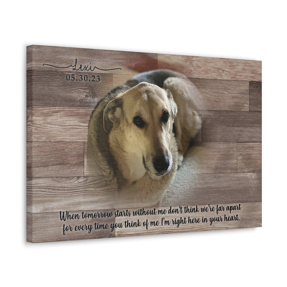 SAMPLE LISTING FOR PET MEMORIAL