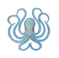 Simple Blue Octopus