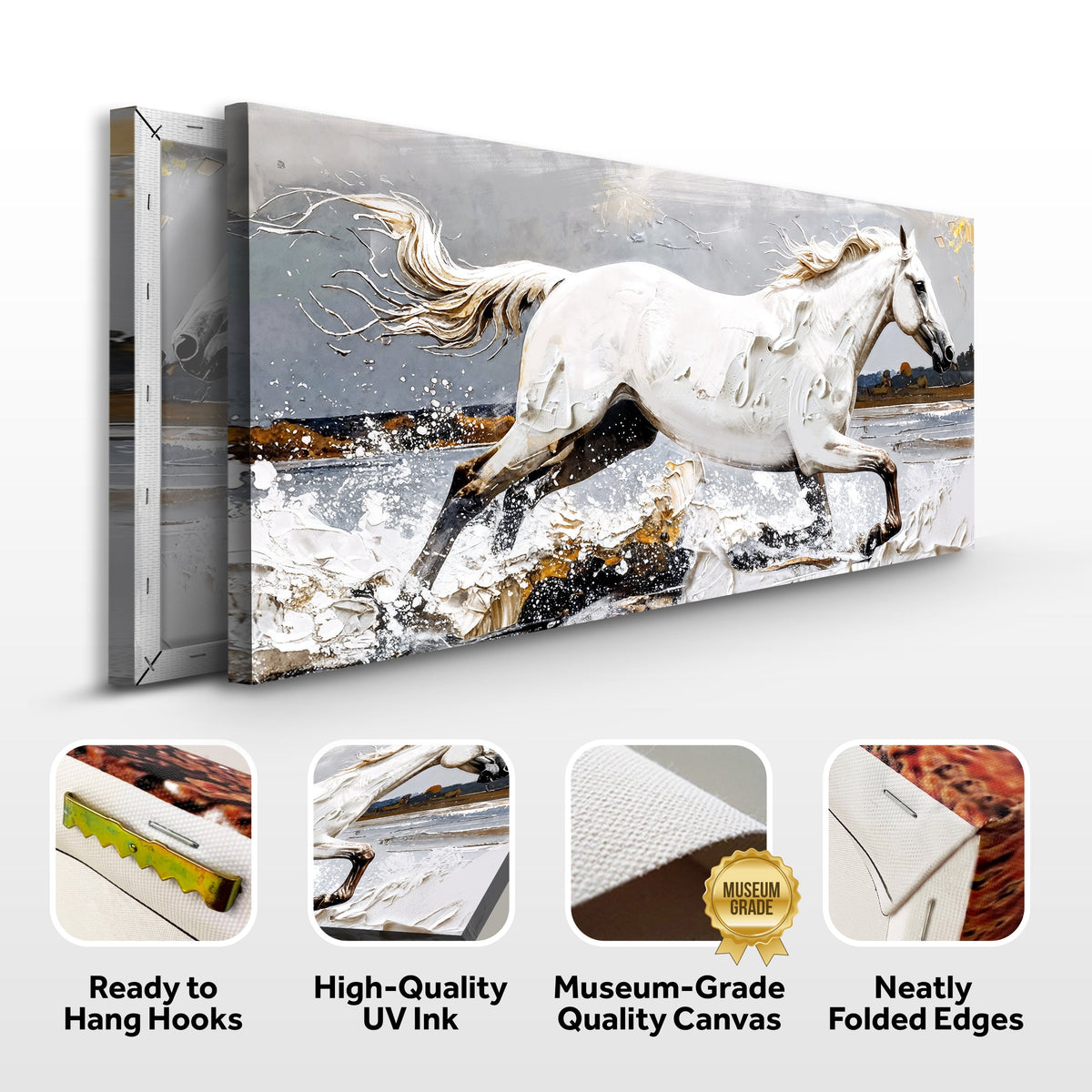 Modern Abstract Horse Wall Art