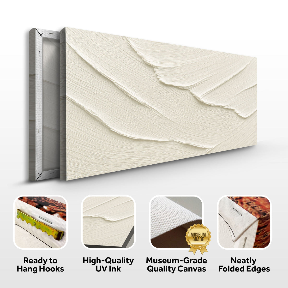 Abstract Minimalist Wave Wall Art II