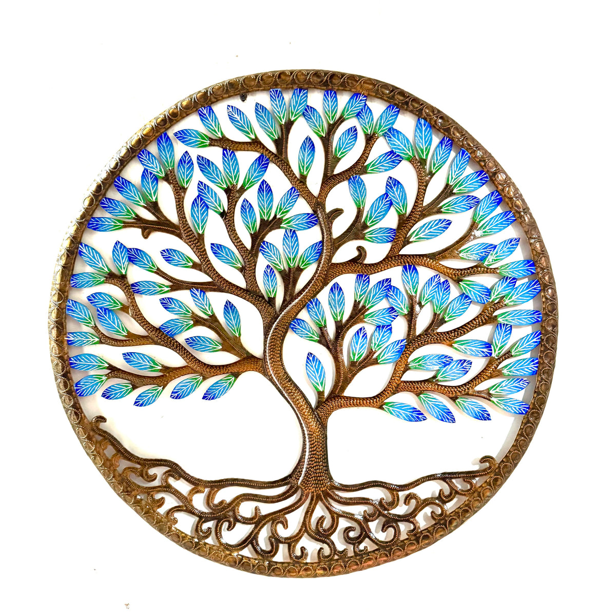 Blue and Bronze Tree of Life