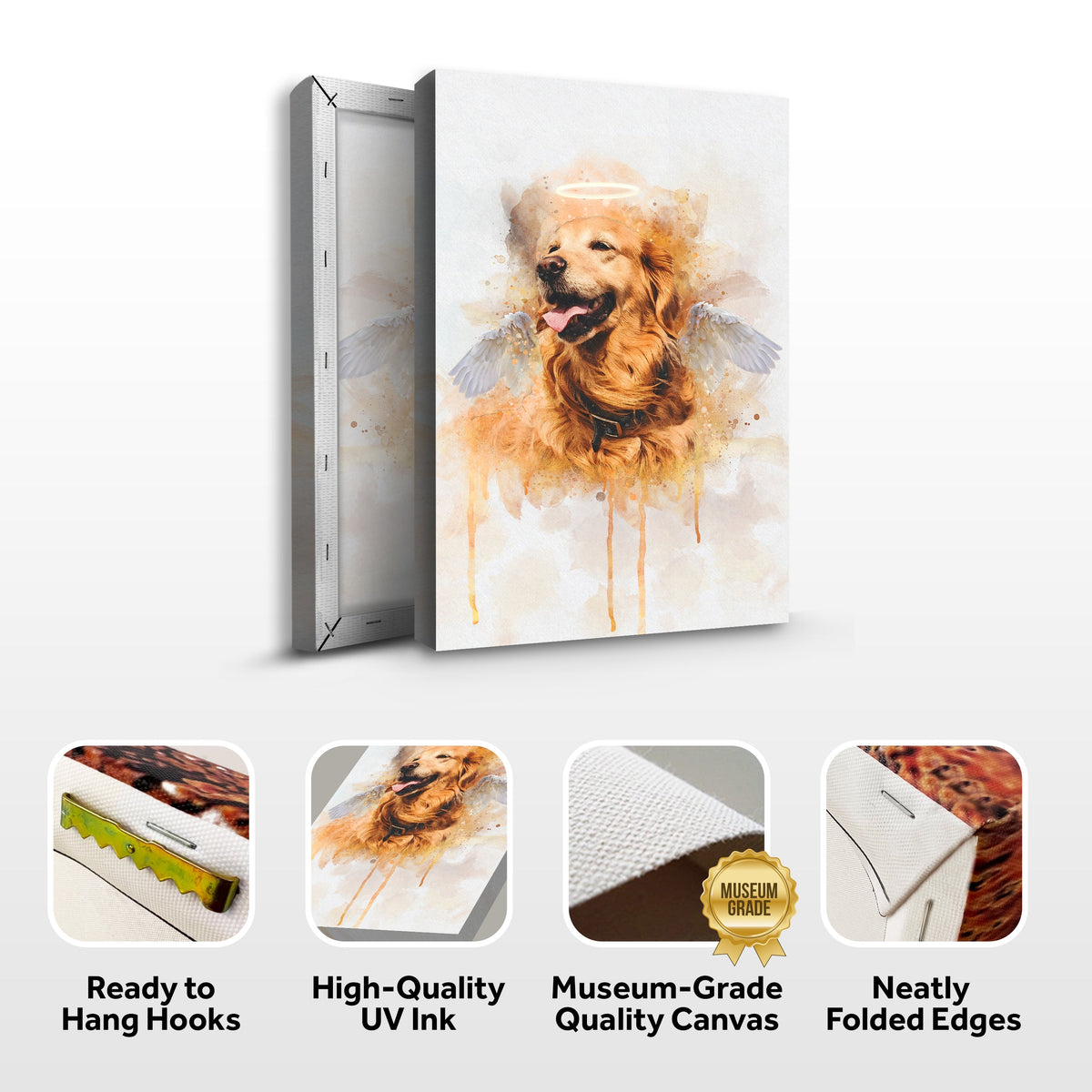 Custom Dog Watercolor Portrait