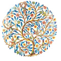 Jumbo Blue Tree Of Life with Birds