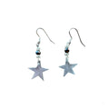 Little Star Earring- Black Bead