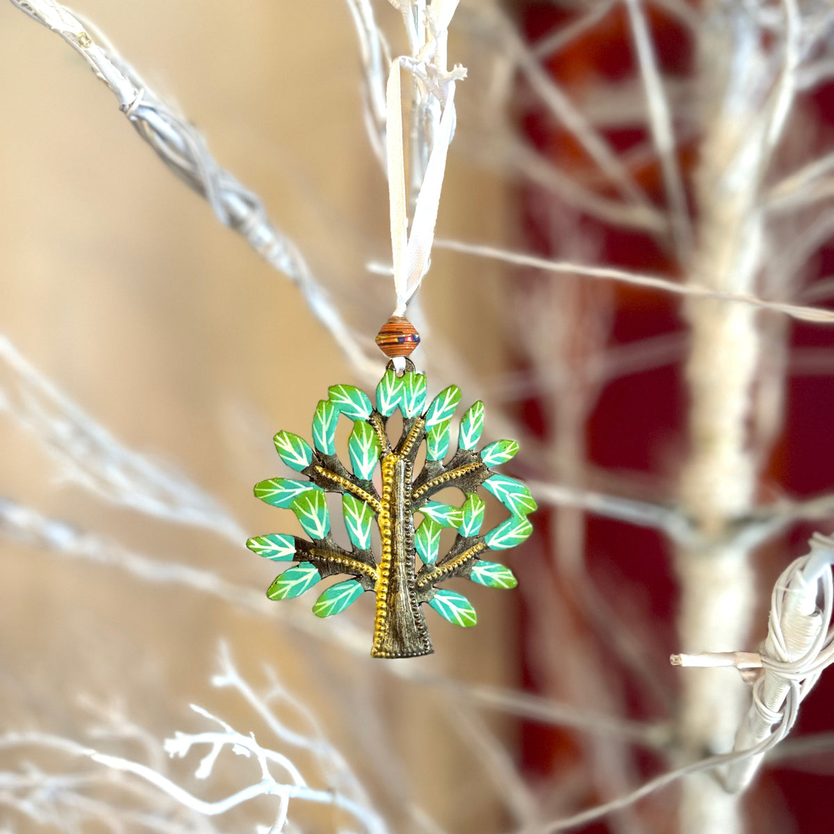Tree of Life Tree Ornament- Turquoise/Green
