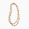 Haitian Signature Necklace- Orange