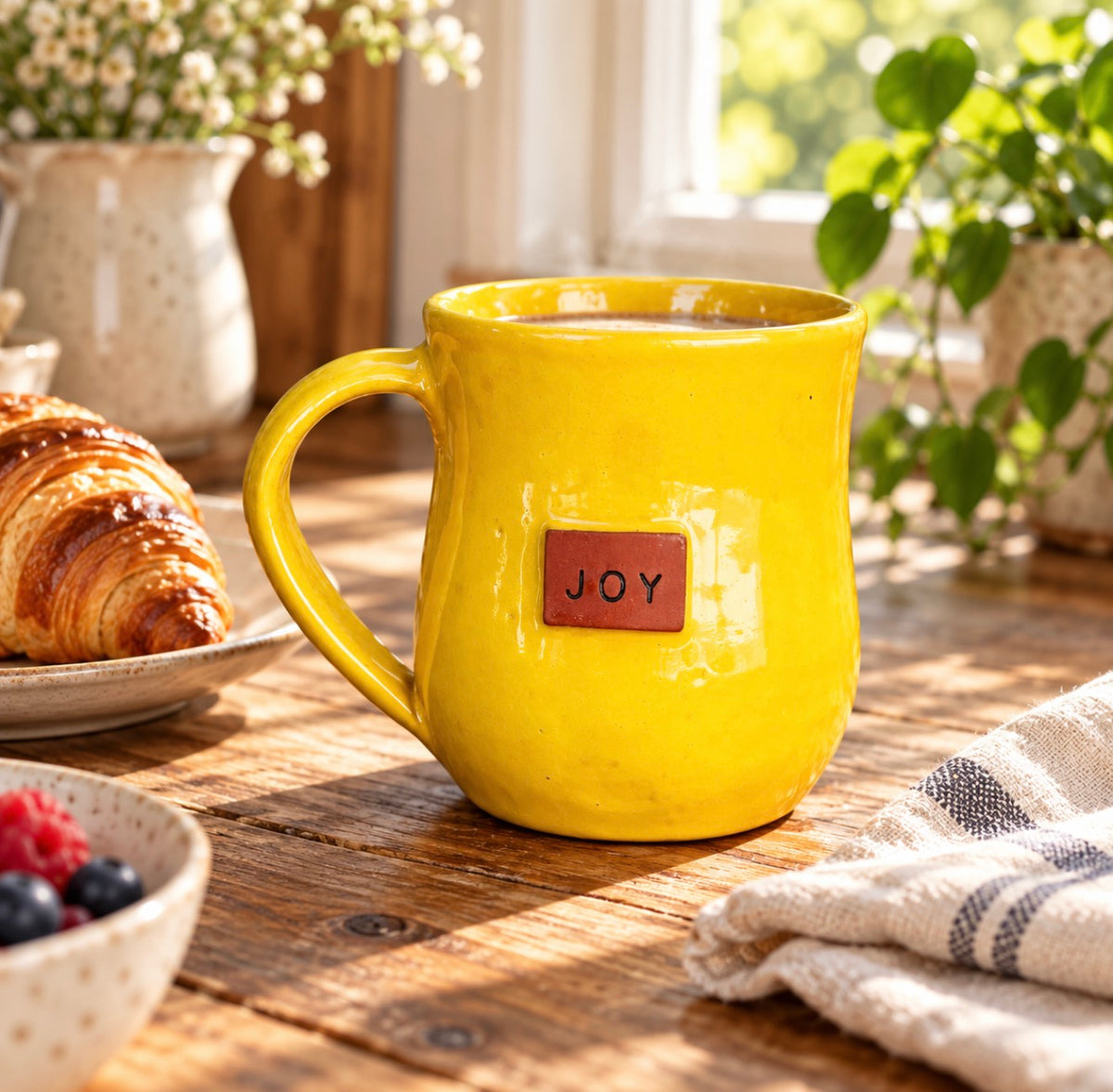 Joy Mug - Yellow