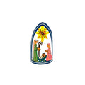 Pointed Standing Nativity- Dark Blue