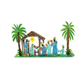 Painted Palm Tree Nativity
