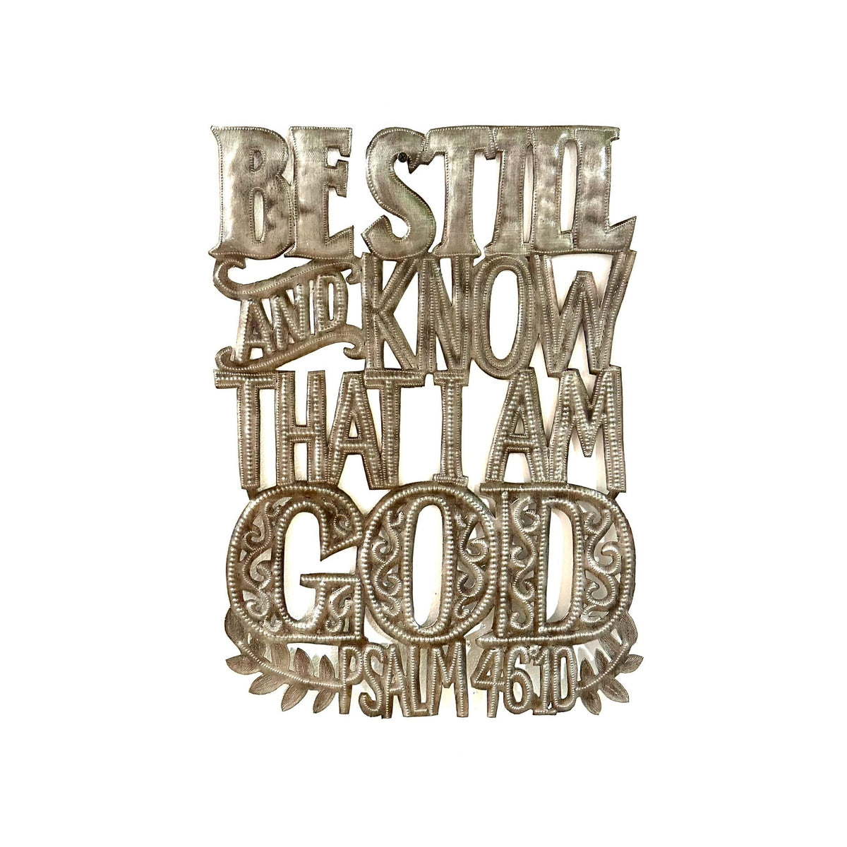 Be Still And Know