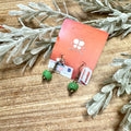 Simple Ceramic Earring- Mint