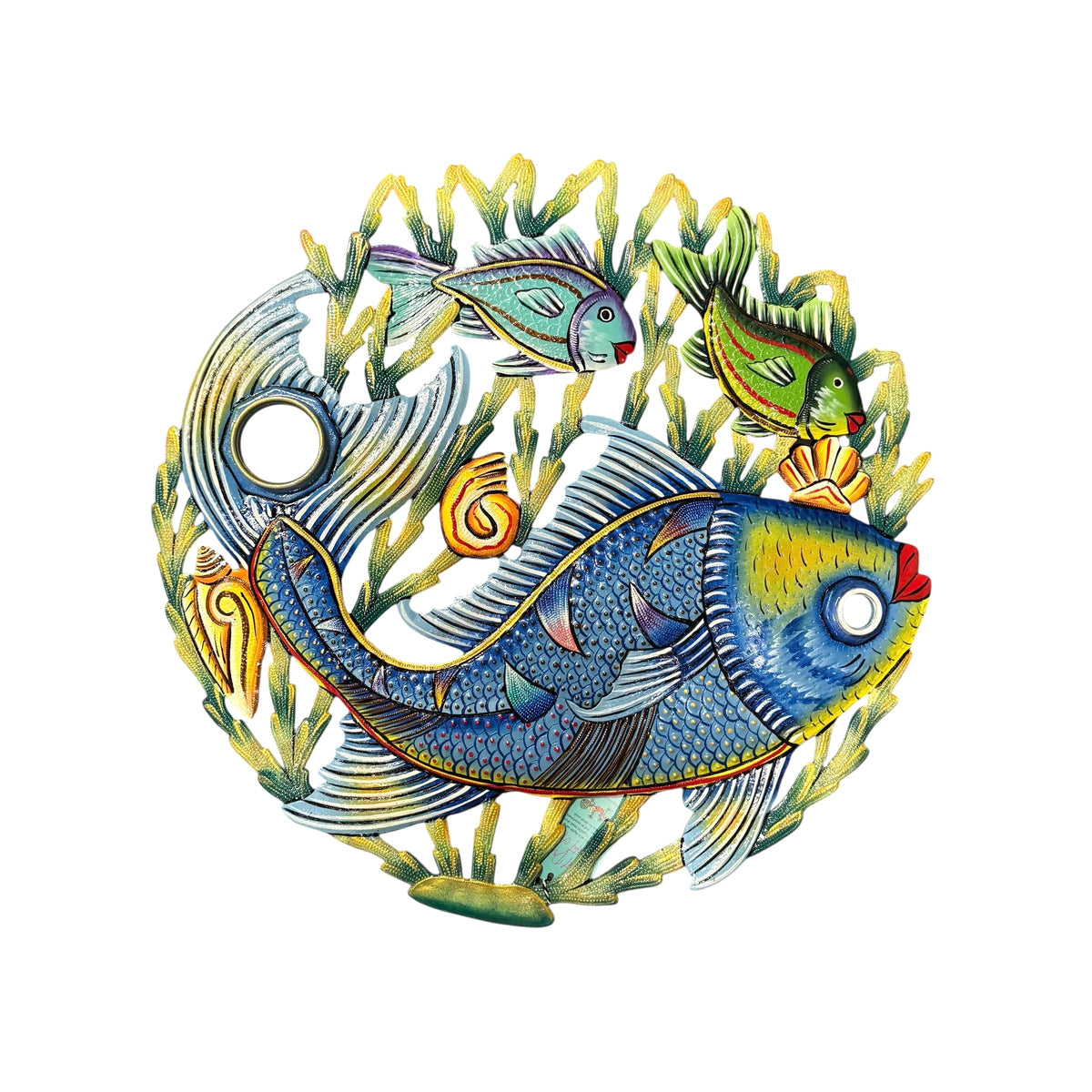 Oil Drum Top Fish Family