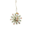 Snowflake Nativity Ornament- White