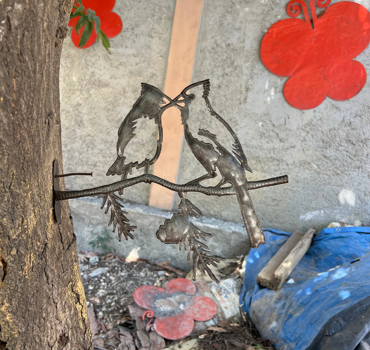Outdoor Tree Decor- Love Birds