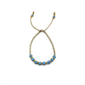 Jameson Macrame Bracelet - Light Blue