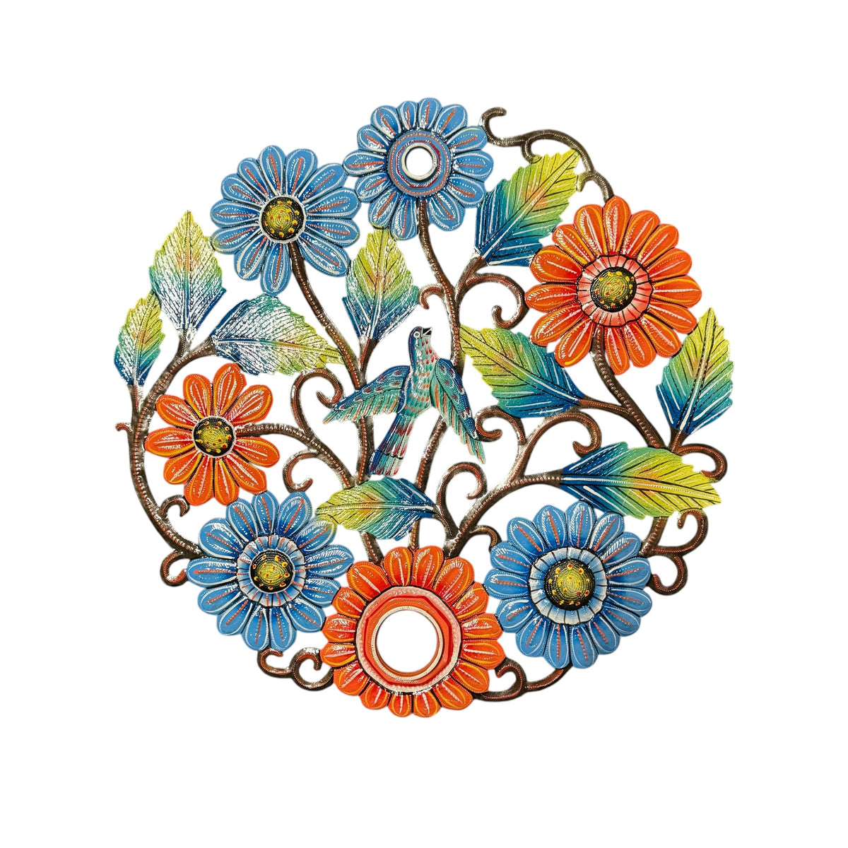 Oil Drum Top Flowers