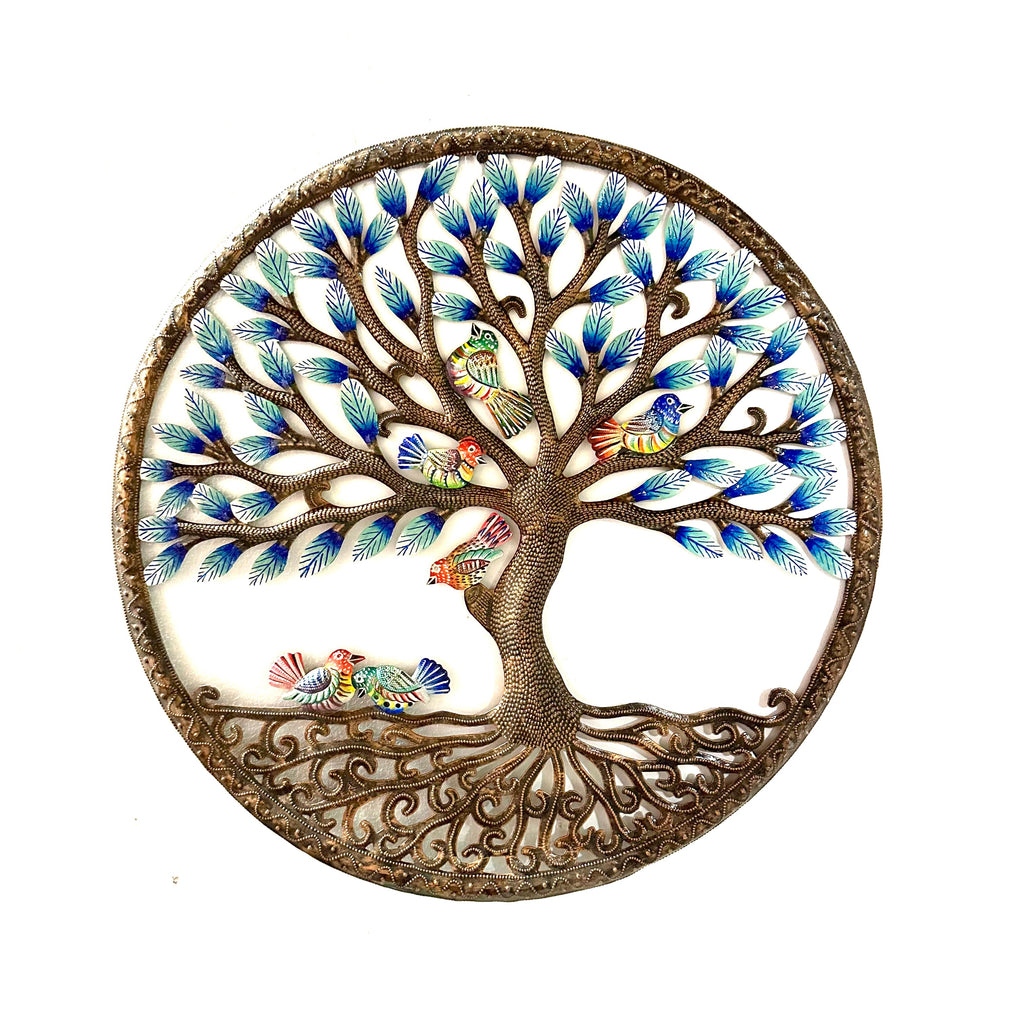 Nesmy Bronze Tree: 6 Little Birds