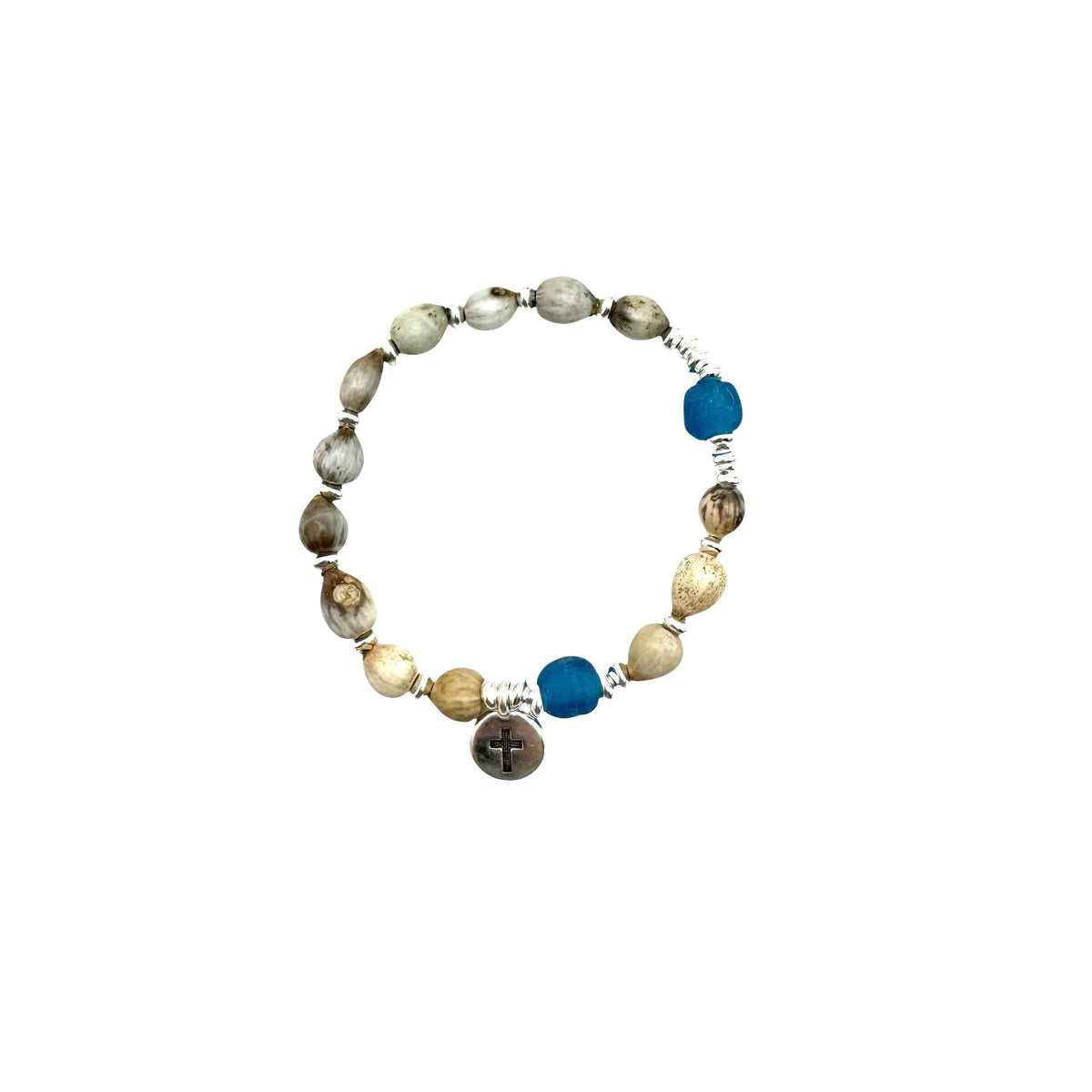 Prayer Bracelet- Bright Blue