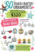 Loaded Assorted Ornament Display (80 Pack)