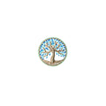Mini Turquoise Tree of Life Round