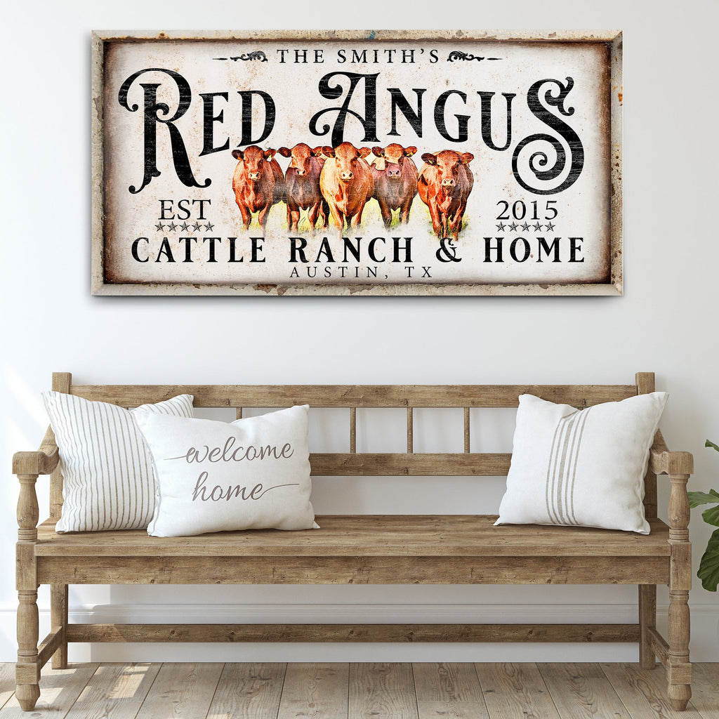 Red Angus Sign II