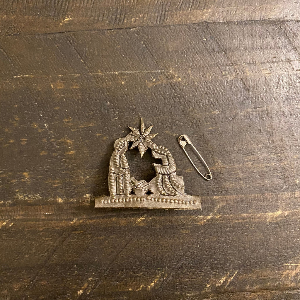 World's Smallest Nativity — Hand-Hammered Steel Drum Haiti | Fair Trade Christmas Gift