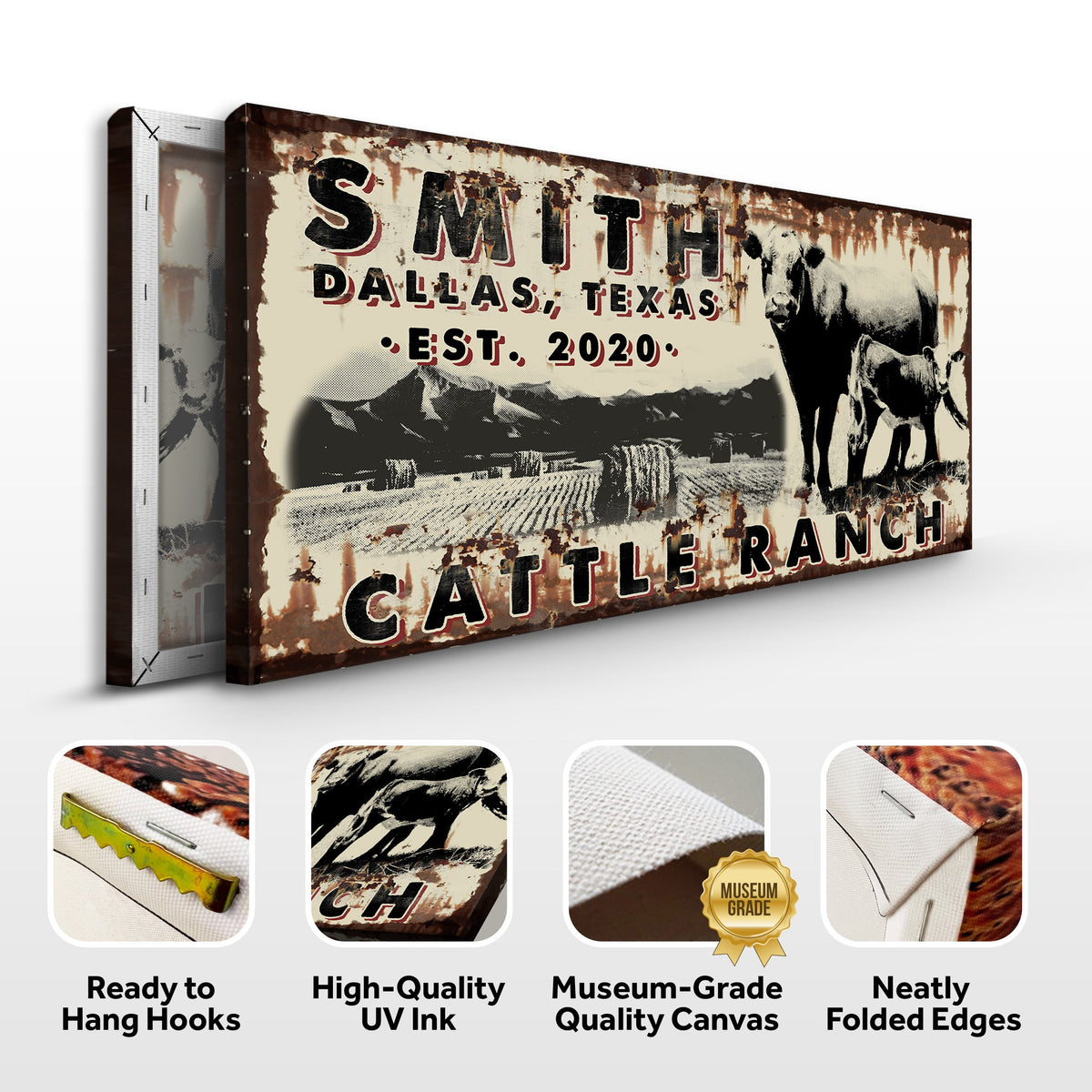 Cattle Ranch Vintage Sign