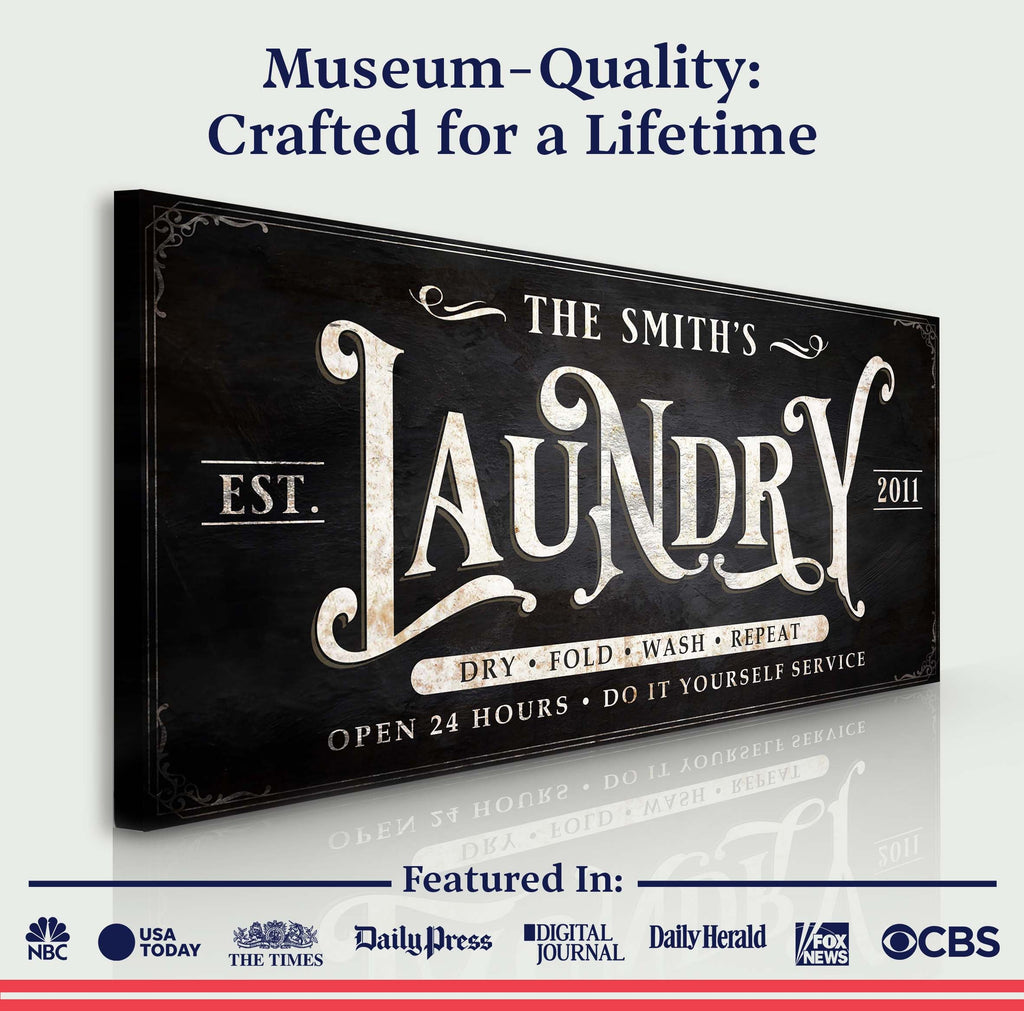 Laundry Sign IV