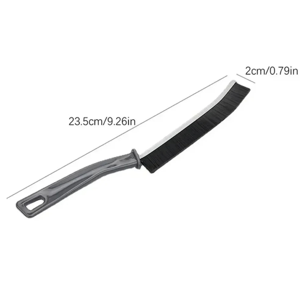 Bathroom Kitchen Gap Cleaning Brush Durable Grout Hard Bristle Long Handle Cleaner Brush for Tile Gaps Window Frames Door Track
