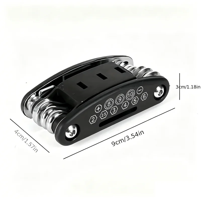 16-in-1 Socket Wrench Set, Non-Slip Rotating Head. Durable Stainless Steel for Home & Car Repairs. Easy & Universal Tool.