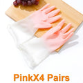 2723 Dish Washing Gloves Household Dishwashing Gloves Rubber Gloves For Kitchen Washing Clothes Cleaning Gloves For Clean Dishes