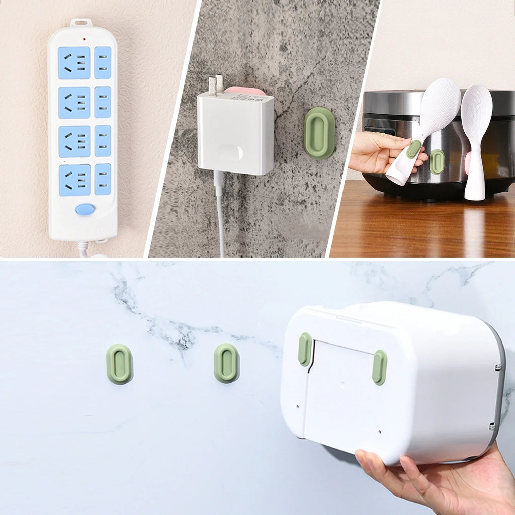 Magnetic Remote Control Bracket, Self-Adhesive Wall Mounted Storage Bracket for Remote Controls, Household Goods Storage