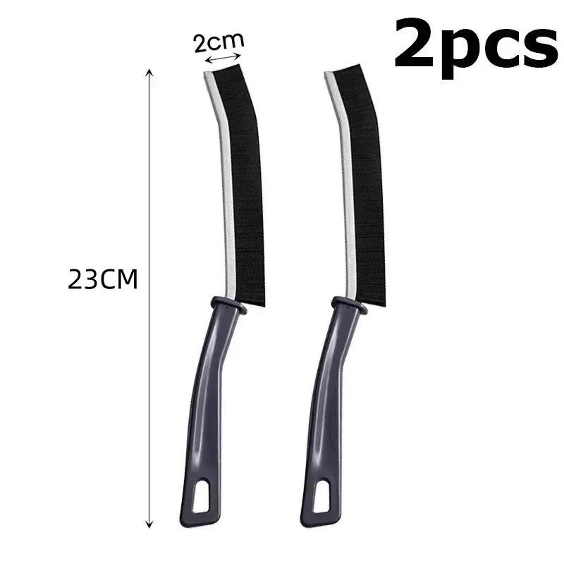Bathroom Kitchen Gap Cleaning Brush Durable Grout Hard Bristle Long Handle Cleaner Brush for Tile Gaps Window Frames Door Track