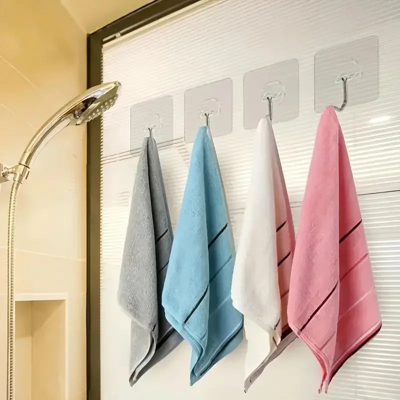 Adhesive Wall Hooks for Hanging Set of Hooks Door Kitchen Heavy Duty Seamless Self Adhesive Hooks Removable Waterproof Office