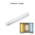 Wireless USB Rechargeable Motion Sensor LED Bar Light Induction Night Light Portable Cordless Magnetic Cabinet Lamp for Kitchen