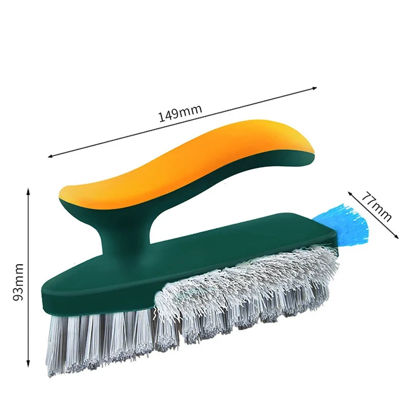Gap Groove Cleaning Tool Glass Scraper Kitchen Bathroom Floor Tire Cleaner Brushes Home Cleaning Brush 4 in 1 Squeegee Brush