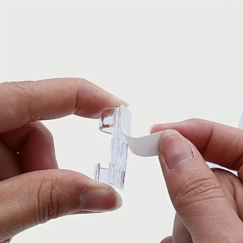 20/40pcs Clear Adhesive Cable Clips Non-punching Wire Organizer Buckle of Wire Holder Home Cable Tie Cables Orginazer Clip Cable