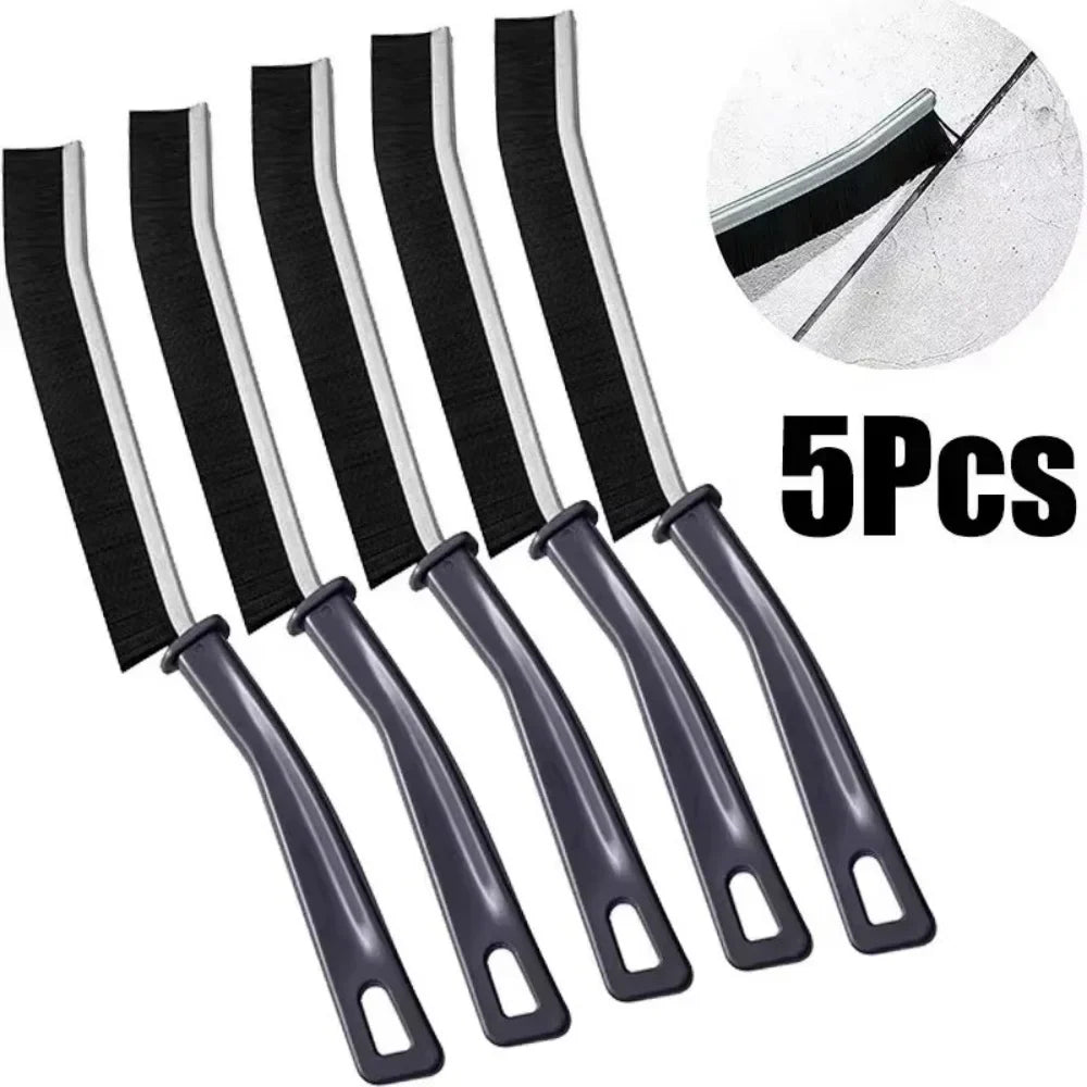 Bathroom Kitchen Gap Cleaning Brush Durable Grout Hard Bristle Long Handle Cleaner Brush for Tile Gaps Window Frames Door Track